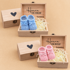 Gender reveal kistje